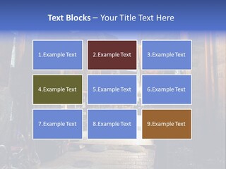 City Dress Bazaar PowerPoint Template