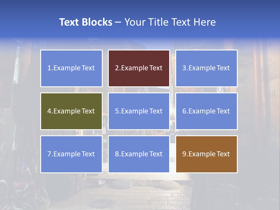 City Dress Bazaar PowerPoint Template