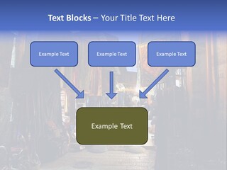 City Dress Bazaar PowerPoint Template