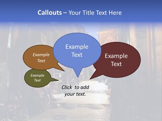 City Dress Bazaar PowerPoint Template