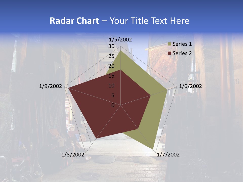 City Dress Bazaar PowerPoint Template