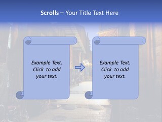 City Dress Bazaar PowerPoint Template