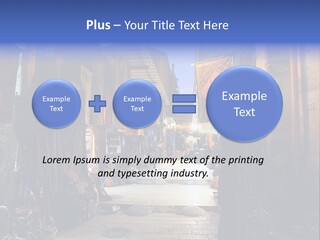 City Dress Bazaar PowerPoint Template