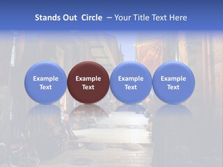 City Dress Bazaar PowerPoint Template