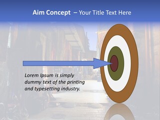 City Dress Bazaar PowerPoint Template