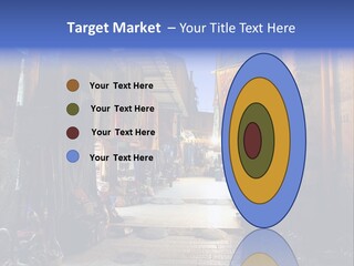 City Dress Bazaar PowerPoint Template