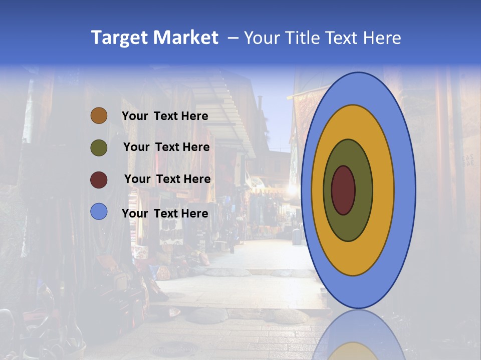 City Dress Bazaar PowerPoint Template