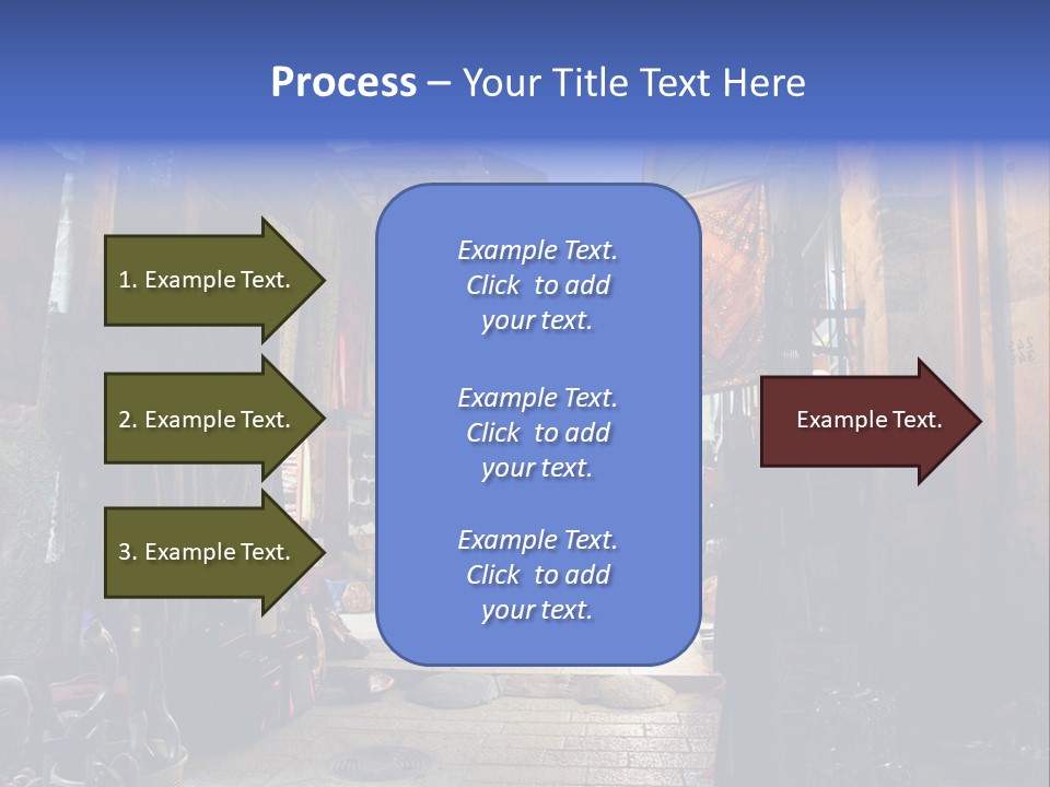 City Dress Bazaar PowerPoint Template