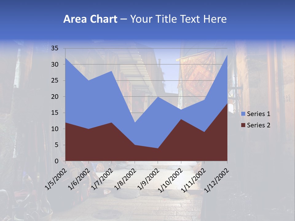City Dress Bazaar PowerPoint Template