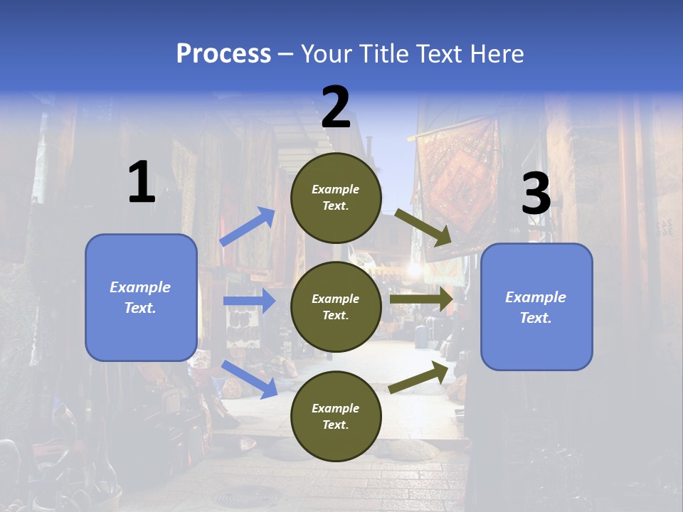 City Dress Bazaar PowerPoint Template