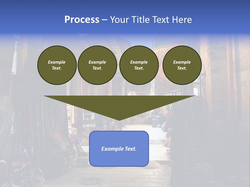 City Dress Bazaar PowerPoint Template