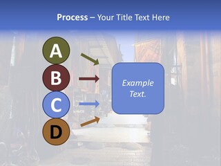 City Dress Bazaar PowerPoint Template