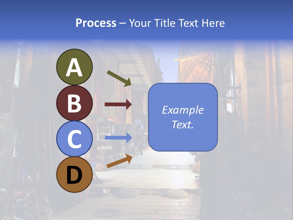 City Dress Bazaar PowerPoint Template