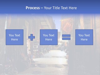 City Dress Bazaar PowerPoint Template