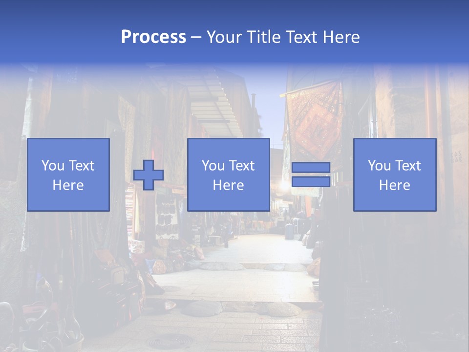 City Dress Bazaar PowerPoint Template