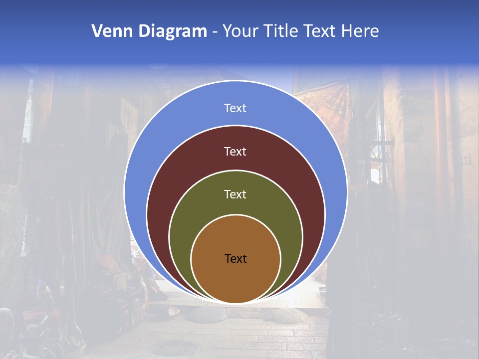 City Dress Bazaar PowerPoint Template