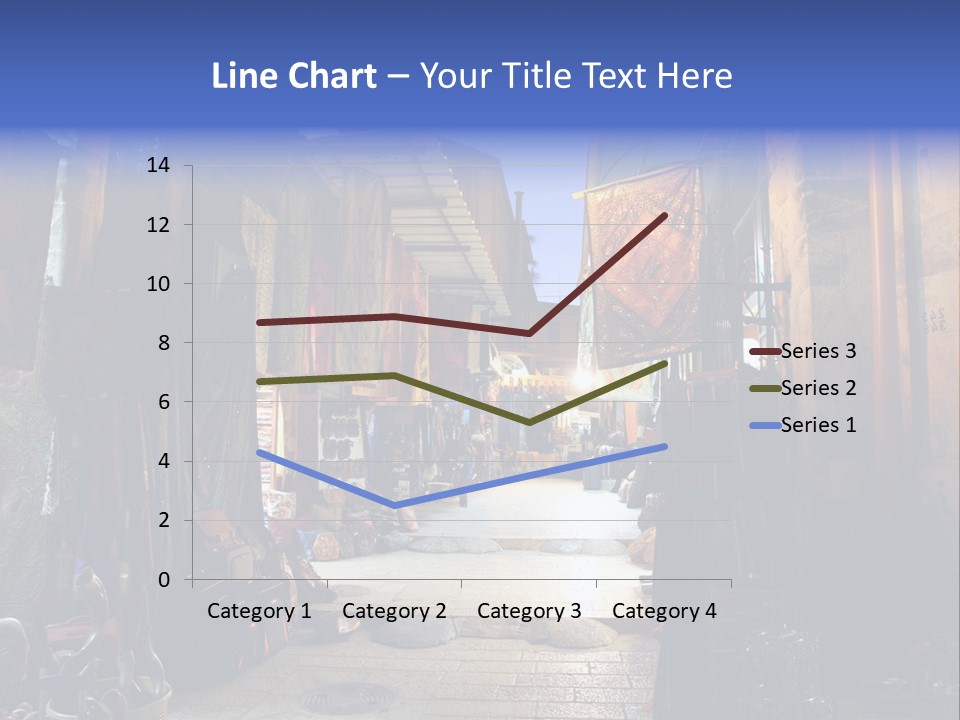 City Dress Bazaar PowerPoint Template