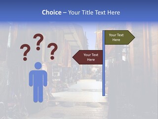 City Dress Bazaar PowerPoint Template