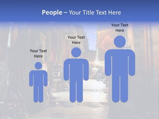 City Dress Bazaar PowerPoint Template