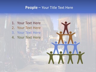 City Dress Bazaar PowerPoint Template