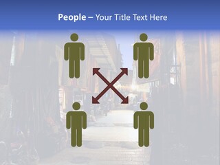 City Dress Bazaar PowerPoint Template