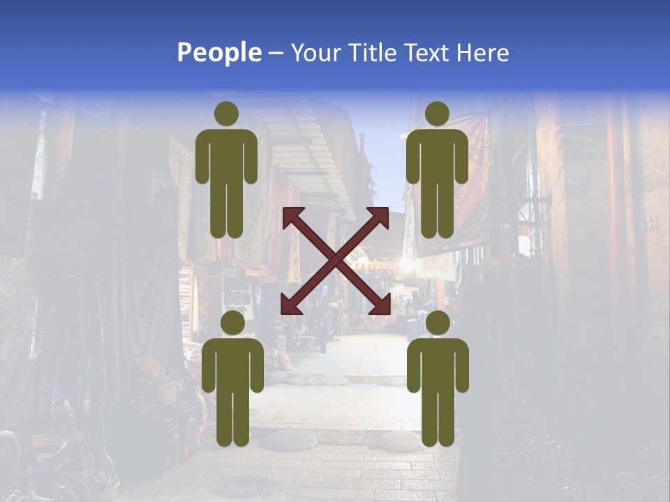 City Dress Bazaar PowerPoint Template