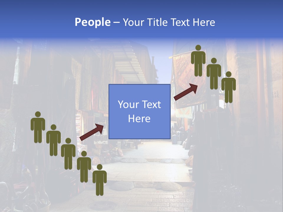 City Dress Bazaar PowerPoint Template