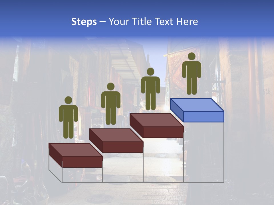 City Dress Bazaar PowerPoint Template