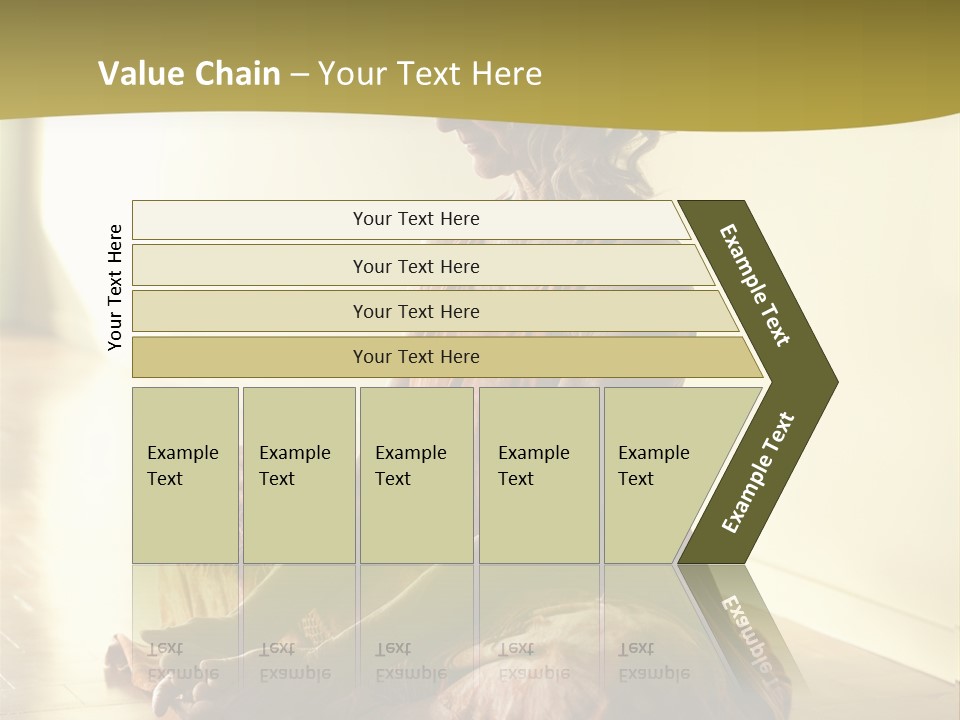 Baddhakonasana Feminine Mental PowerPoint Template