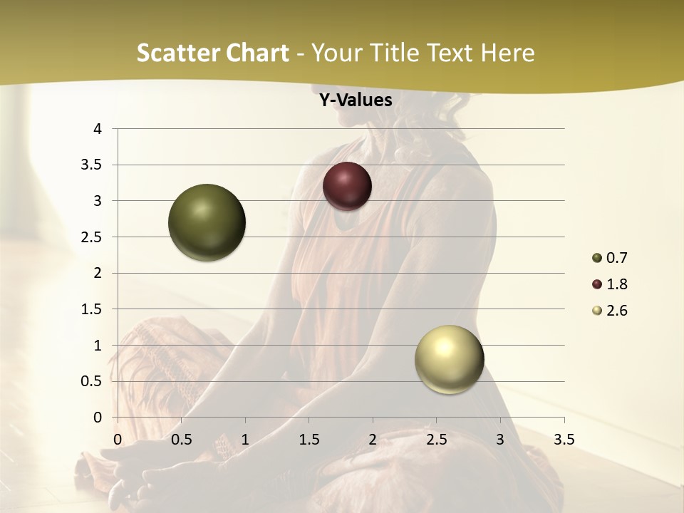 Baddhakonasana Feminine Mental PowerPoint Template