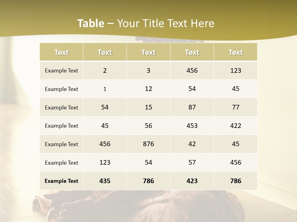 Baddhakonasana Feminine Mental PowerPoint Template