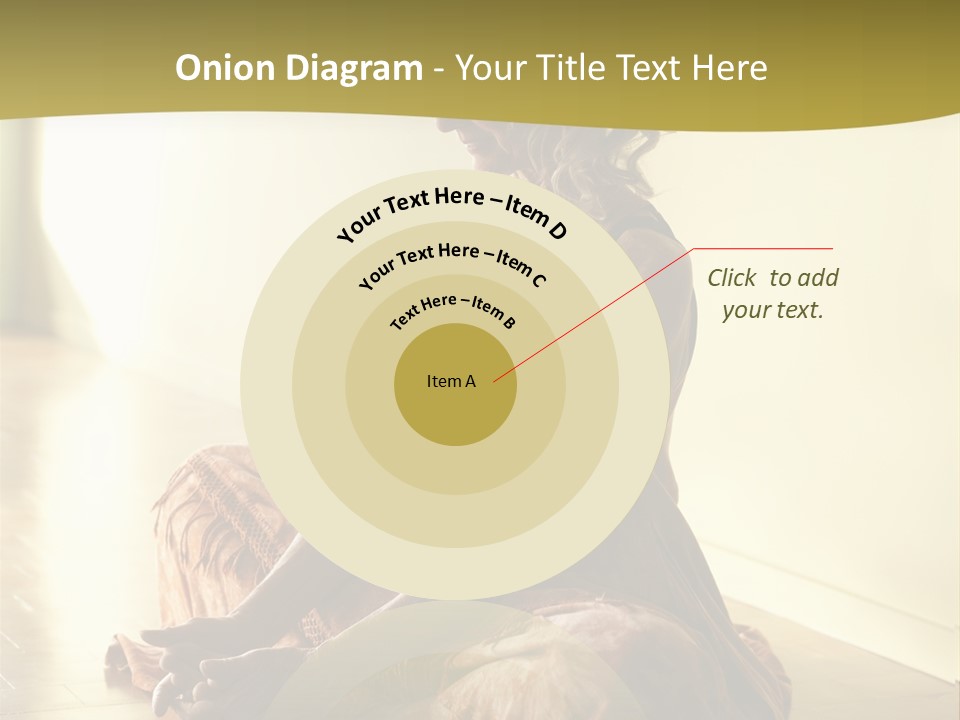 Baddhakonasana Feminine Mental PowerPoint Template