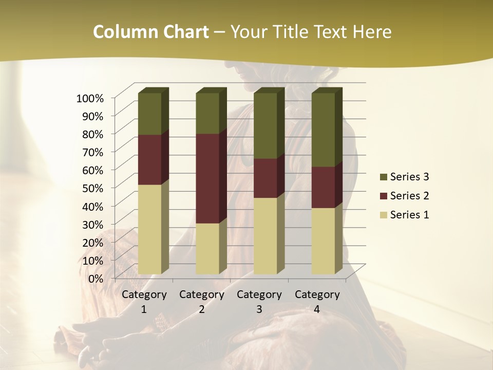 Baddhakonasana Feminine Mental PowerPoint Template