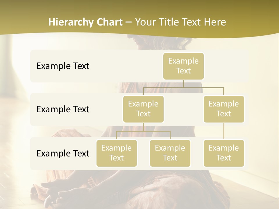 Baddhakonasana Feminine Mental PowerPoint Template