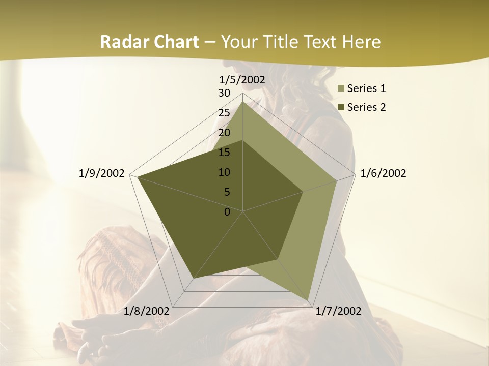 Baddhakonasana Feminine Mental PowerPoint Template