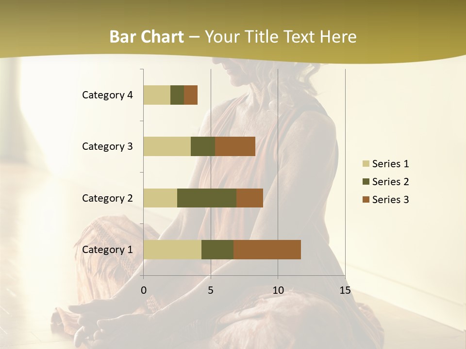 Baddhakonasana Feminine Mental PowerPoint Template