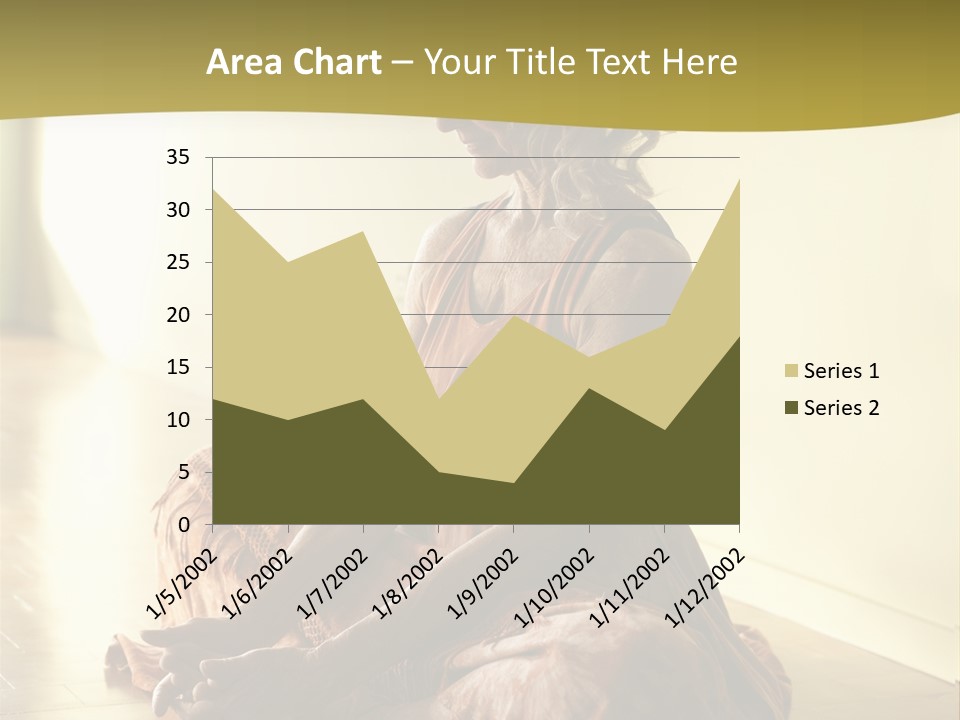 Baddhakonasana Feminine Mental PowerPoint Template