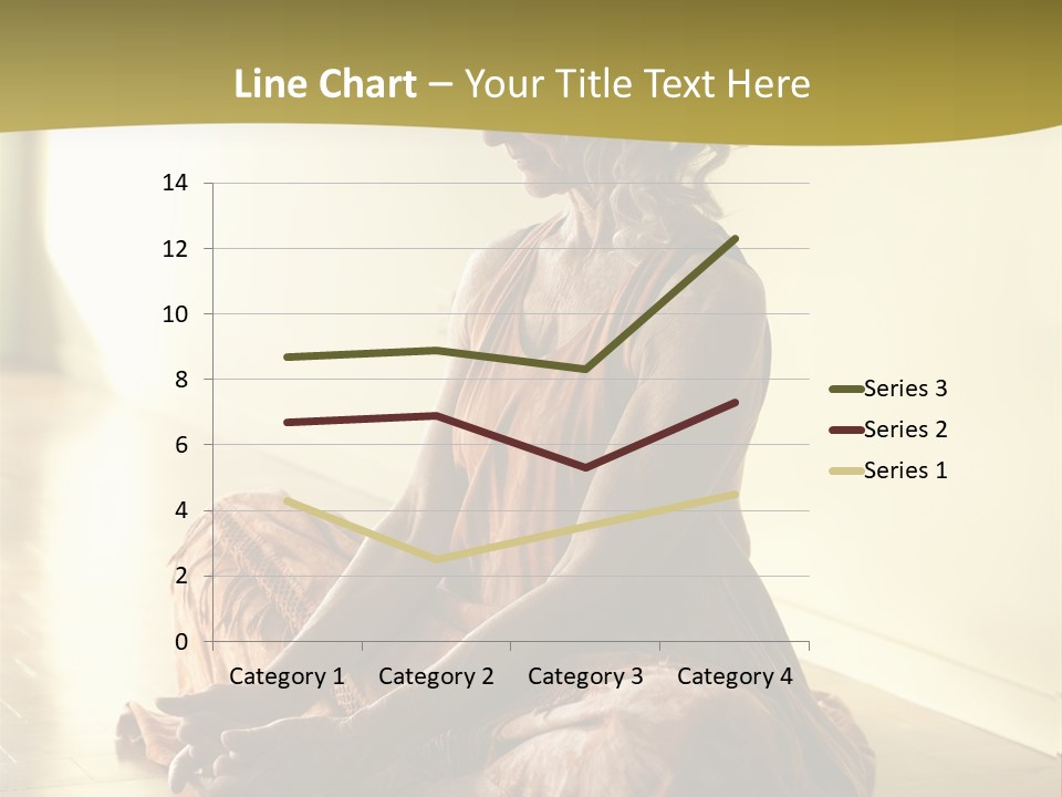 Baddhakonasana Feminine Mental PowerPoint Template