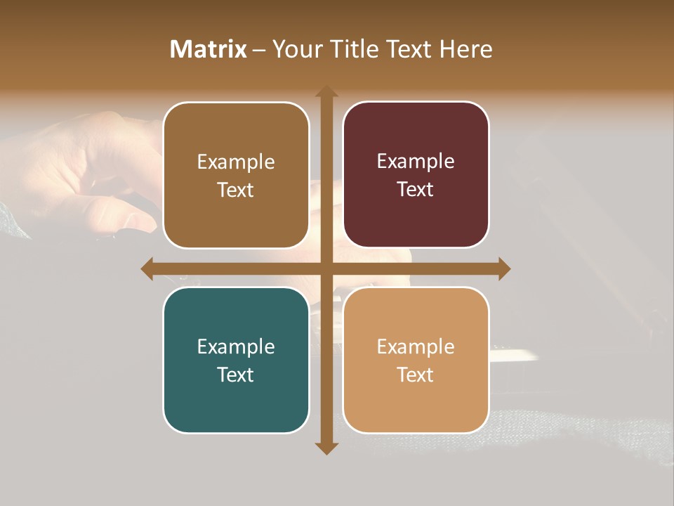 Person Light Finger PowerPoint Template