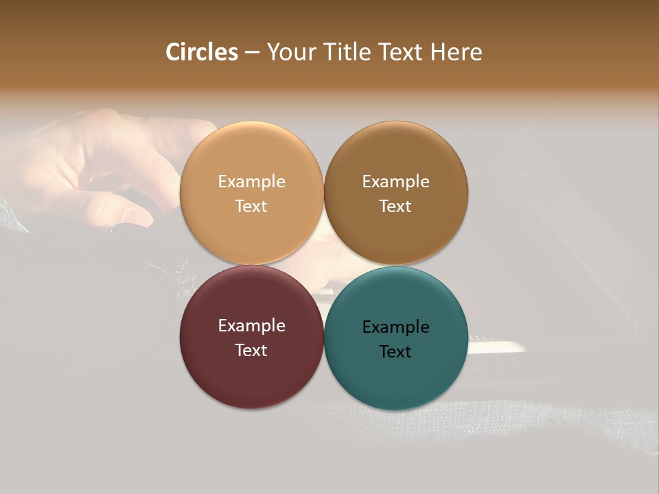 Person Light Finger PowerPoint Template