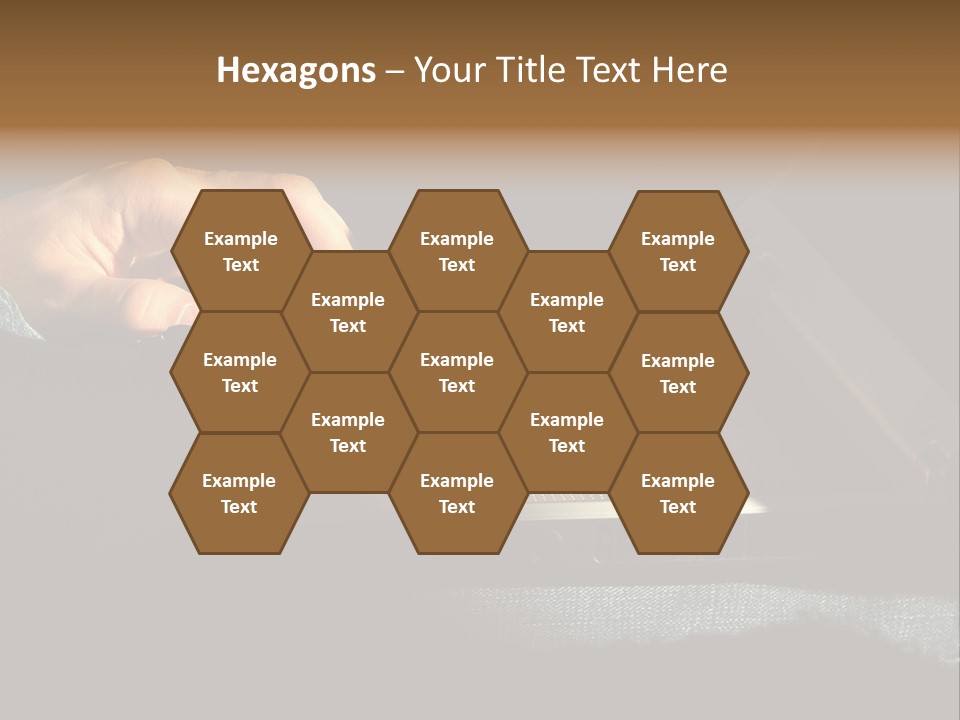 Person Light Finger PowerPoint Template