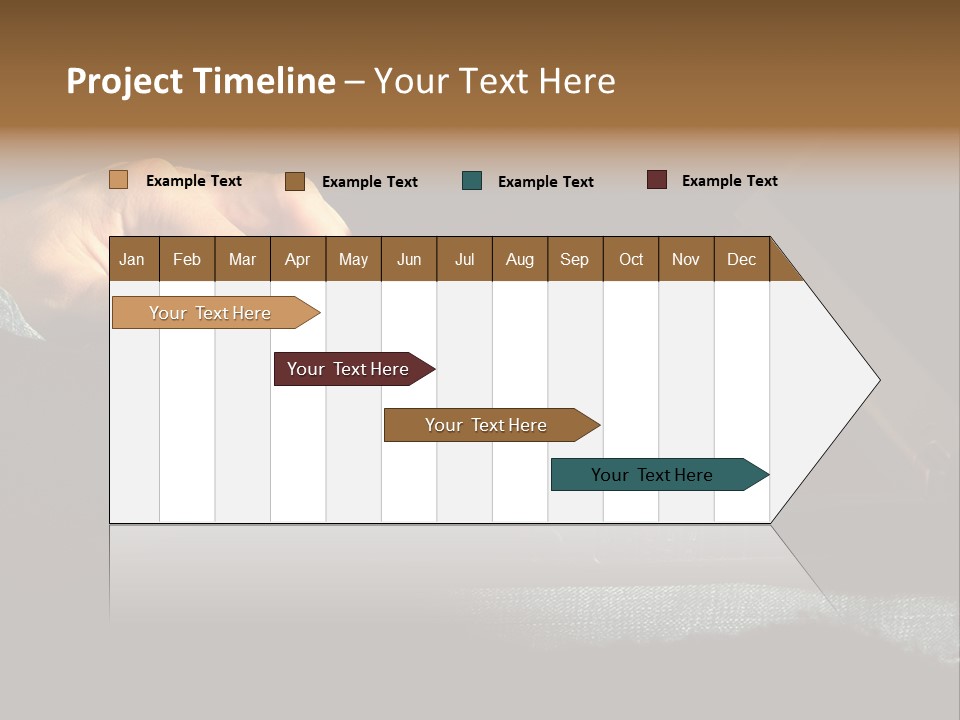 Person Light Finger PowerPoint Template