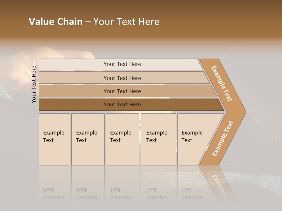 Person Light Finger PowerPoint Template