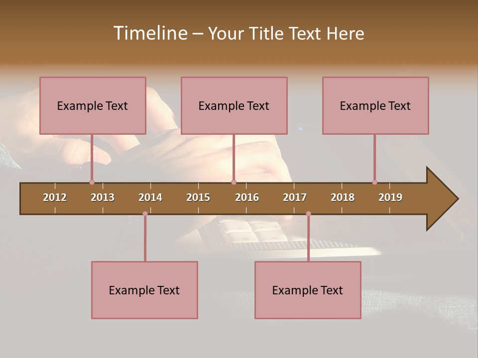 Person Light Finger PowerPoint Template