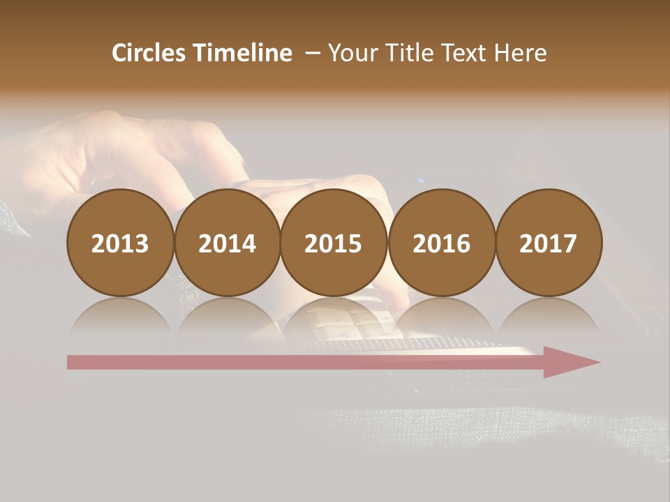 Person Light Finger PowerPoint Template