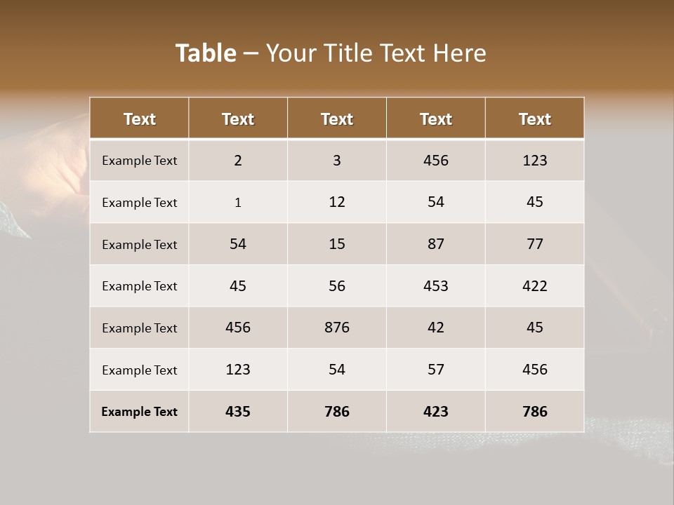 Person Light Finger PowerPoint Template