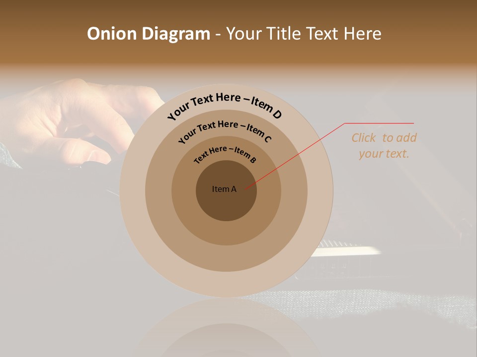 Person Light Finger PowerPoint Template