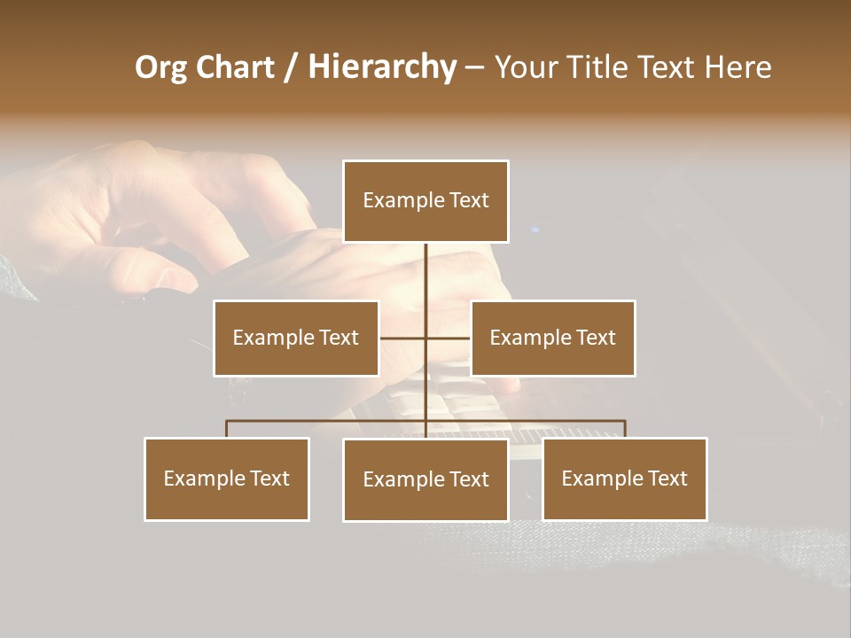 Person Light Finger PowerPoint Template