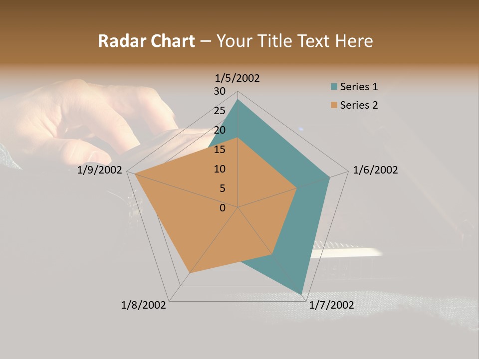 Person Light Finger PowerPoint Template