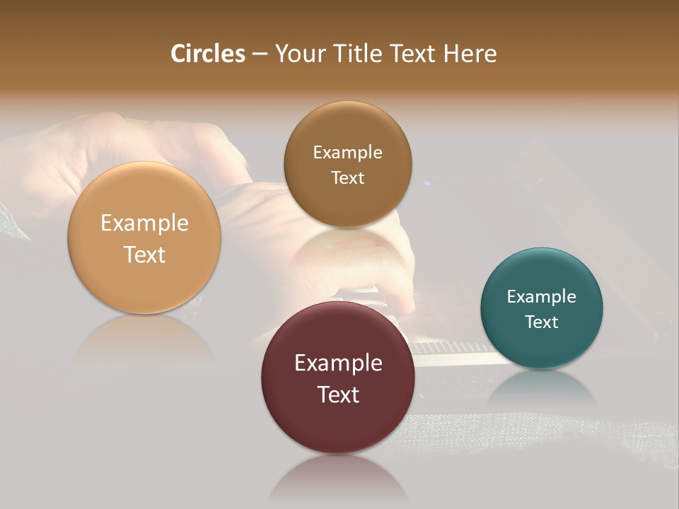 Person Light Finger PowerPoint Template